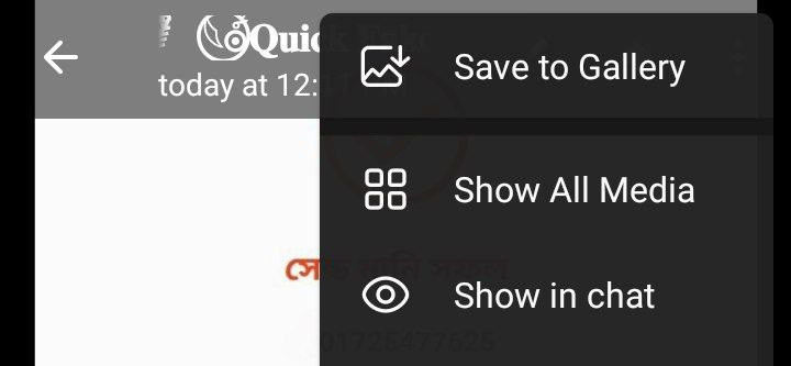 Save to gallery option
