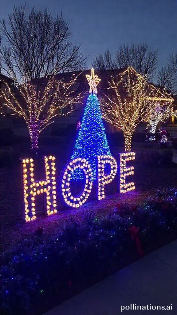 Cordova lights up Christmas display to remind people of hope