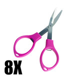 Tesoura de plástico dobrável Rosa (2)