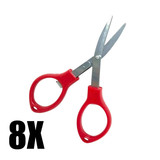 Tesoura de plástico dobrável Vermelha (2)