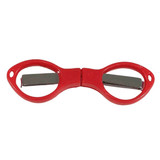 Tesoura de plástico dobrável Vermelha (1) (1)
