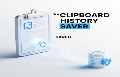 clipboard history saver since direct clipboard reading is restricted please click the button and man