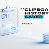 clipboard history saver since direct clipboard reading is restricted please click the button and man