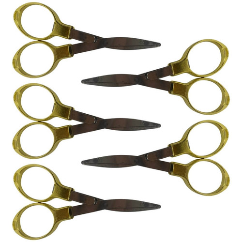 Tesoura de Metal Dobravél Dourado Kit C5 Unidades 5094 (1).jpg