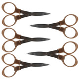 Tesoura de Metal Dobravél Rose Kit C5 Unidades 5091 (1)