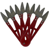 Tesoura de Metal Vermelha Kit C5 Unidades 5085 (1)
