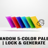 color palette generator generate a new random 5 color palette lock colors you love to keep them pres