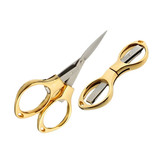 Tesoura de Metal Dobrável Dourada (1) (1)