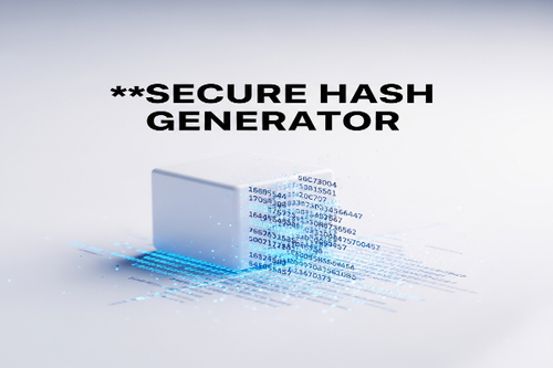 cryptographic hash generator generate secure sha 256 and sha 512 hashes for data integrity