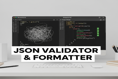 json validator and formatter validate syntax pretty print and minify json data