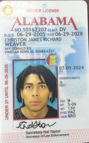 Christon James Weaver license image.jpg
