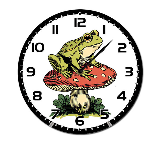 cute Frog Sitting on Mushroom 001 01.jpg