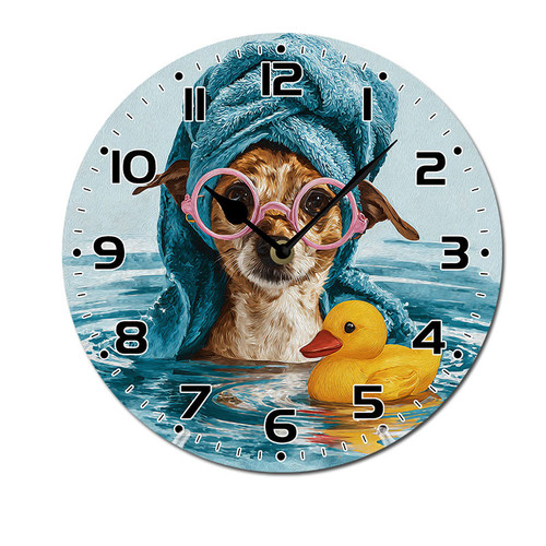 cute dog wearing glasses and towel 002 01.jpg