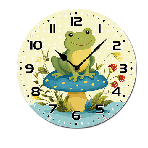 cute Frog Sitting on Mushroom 003 01.jpg