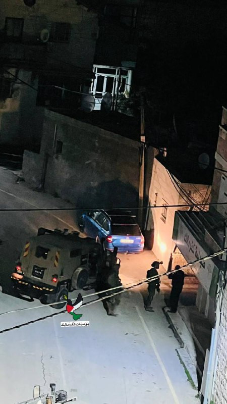 قوات الاحتلال تغلق محال تجارية خلال اقتحام قرية كفر مالك شمال شرق رام الله....