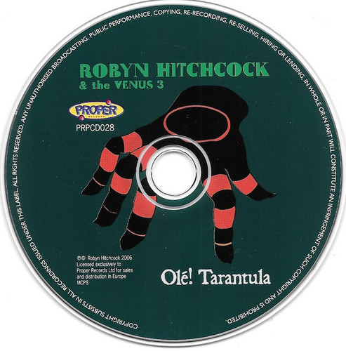 Robyn Hitchcock & The Venus 3 – Olé! Tarantula cd.jpg