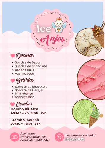 Cardapio de bolos confeitaria moderno rosa marrom menu 1.png