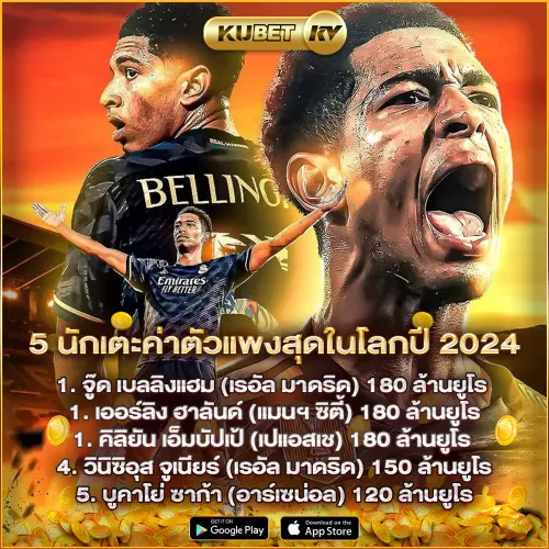 5 อันดับนักเตะค่าตัวประเมินแพงสุดในโลกปี 2024.webp