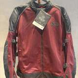 riding jacket red