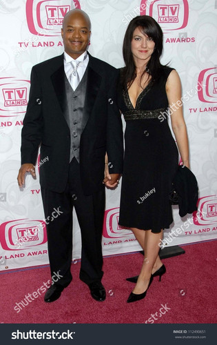 stock photo todd bridges and wife dori at the th annual tv land awards barker hangar santa monica ca.jpg