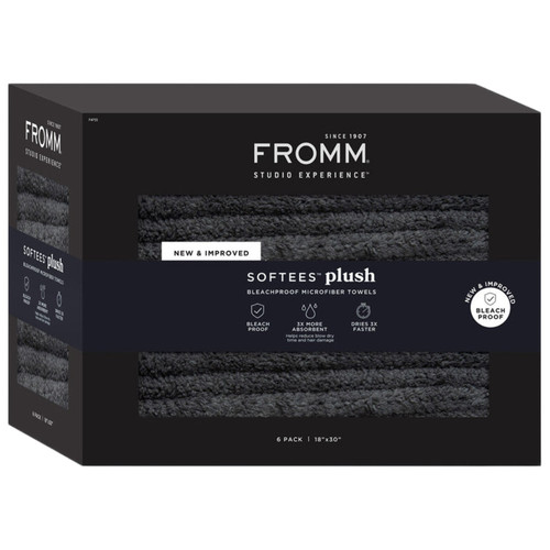 Fromm Softees Plush Towel Dark Grey 6 pk.jpg