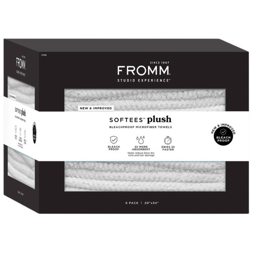 Fromm Softees Plush Towel White 6 pk.jpg