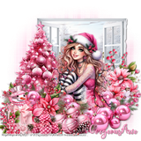 Gorgeous Arie Pink Wishes AI tag