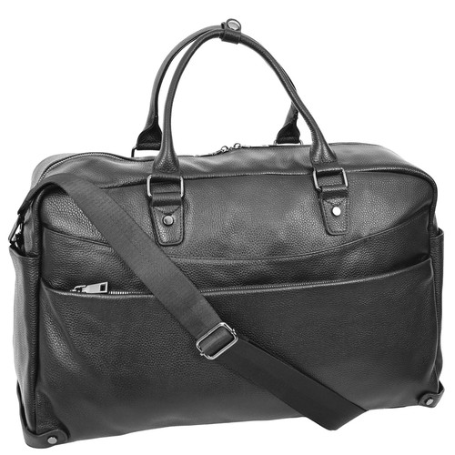 Minimalist Men’s Leather Holdall Bag for Travel.jpg