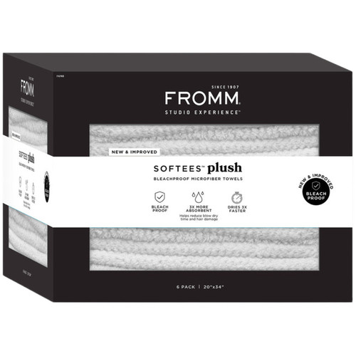 Fromm Softees Plush Towel White 6 pk.jpg