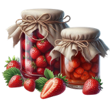 Strawberrylicious jars