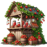 Strawberrylicious stall