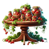 Strawberrylicious table