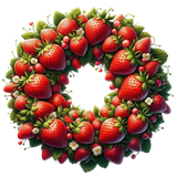 Strawberrylicious wreath