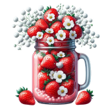 Strawberrylicious flowerjar3