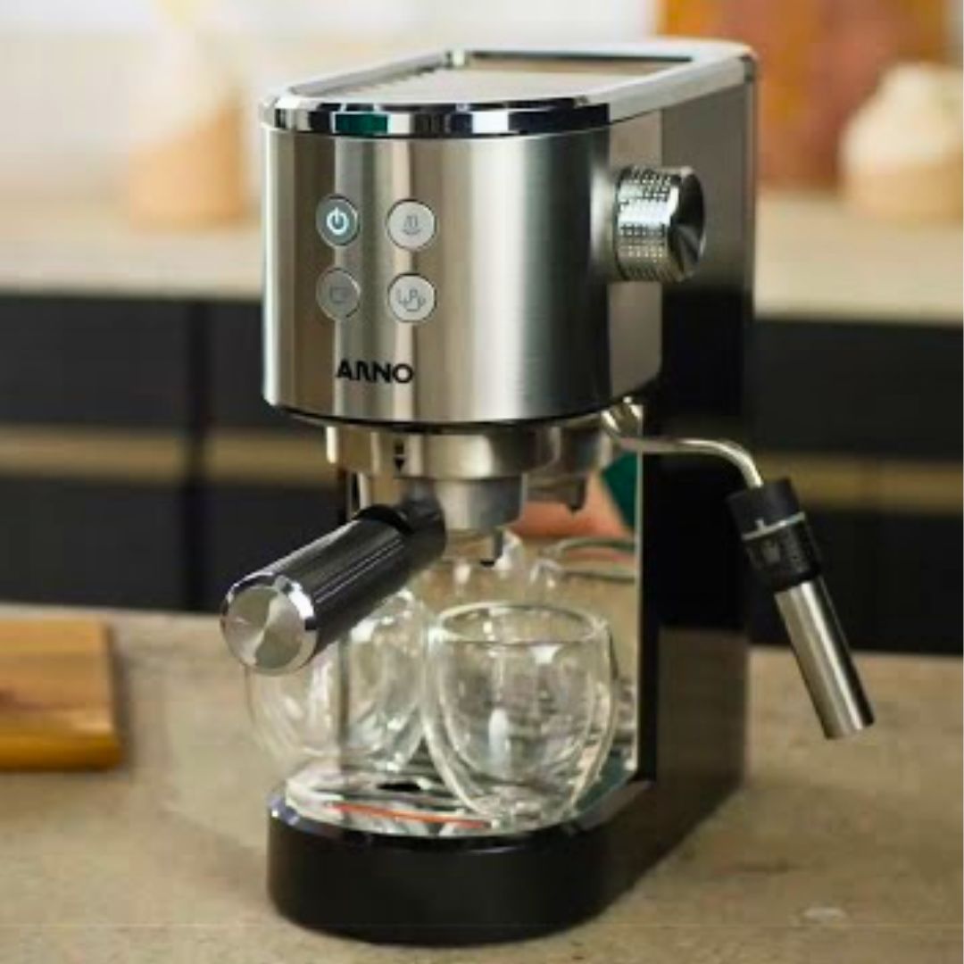 Cafeteira Elétrica Arno Espresso Steam & Pump Inox 1l Cesp