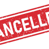 grunge red cancelled word rubber stamp cancel sign sticker grunge vintage square label illustration 