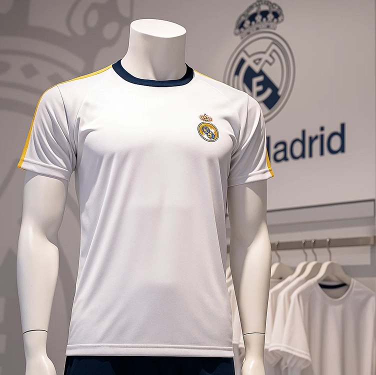 Camisa Real Madrid Masculina – Branco
