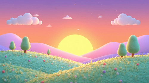 Buat background untuk game Flappy Math Bird gaya 3D cartoon. Background la 20251206 142539 0000.jpg