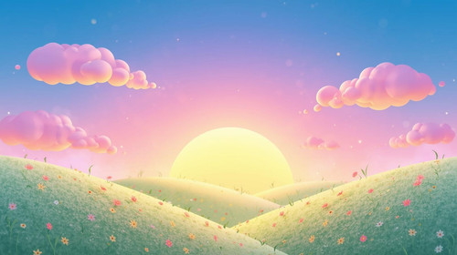 Buat background untuk game Flappy Math Bird gaya 3D cartoon. Background la 20251206 144718 0000.jpg