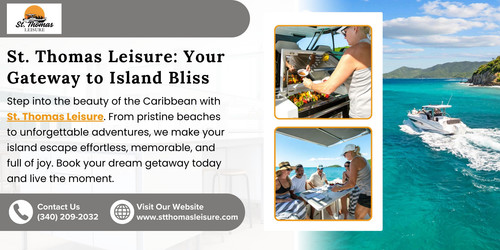 Step into the beauty of the Caribbean with St. Thomas Leisure. From pristine beaches to unforgettable adventures, we make your island escape effortless, memorable, and full of joy. Book your dream getaway today and live the moment.

https://stthomasleisure.com