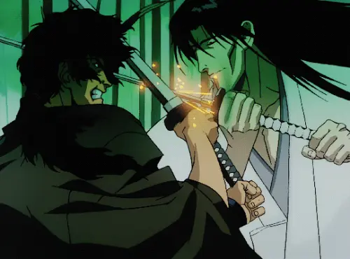 Jubei Kibagami & Mujuro Utsutsu - Ninja Scroll