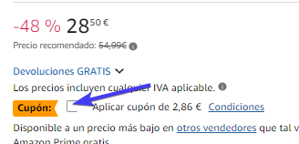 cupón amazon