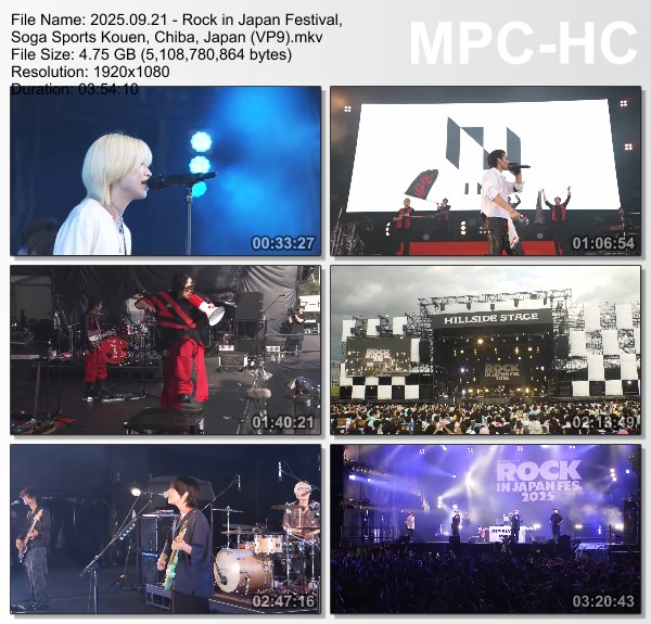 [TV-Variety] ROCK IN JAPAN FESTIVAL 2025 DAY4+DAY5 (2025.11.30)