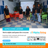Movie nights and group games make weekends exciting at Alpha Living PG.