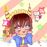 silly clown girl.gif