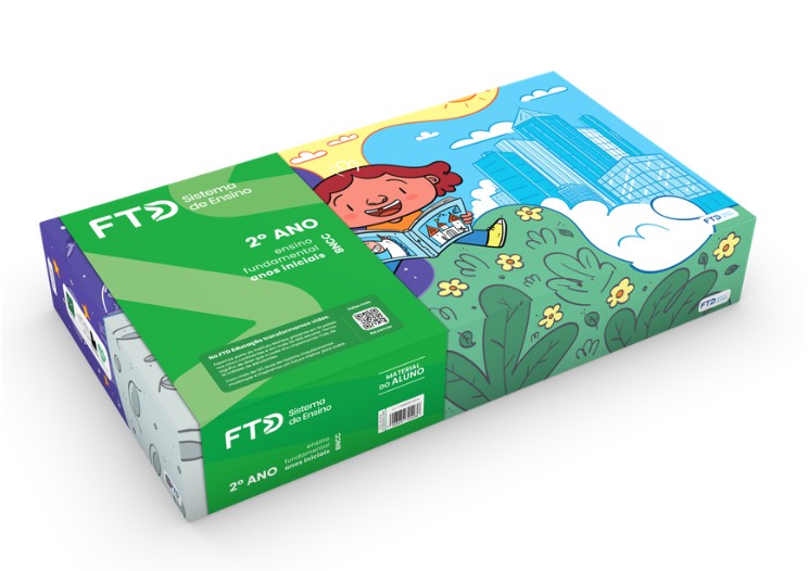 Livros de material didático da editora FTD