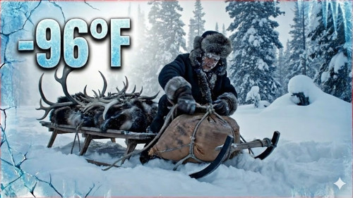 An 80 Year Old Woman Cutting the Antlers of 1,000 Reindeer in –96°F Extreme Cold Documentary.jpg