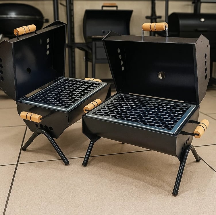 Churrasqueira Bafinho A Carvão Econômica Portátil E Prática