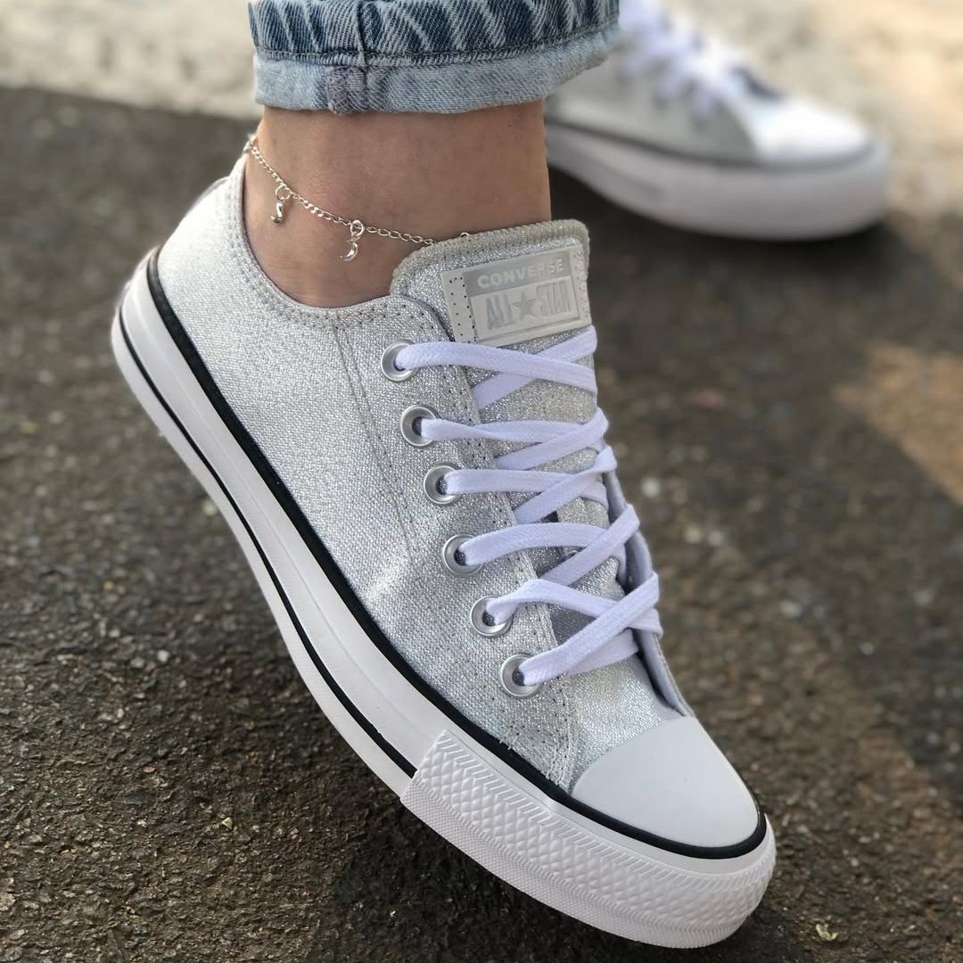 Chuck Taylor All Star Ct2565 Curto Tecido Feminino