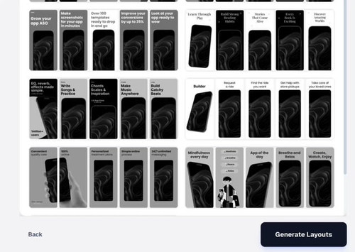 i just added new app store screenshot templates inspired by v0 MXR1cXh2ODA0dGRnMYqAlWNKHC8R6MkozRngp.jpg